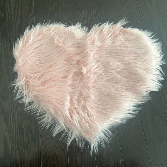 Heart Shaped Fluffy Faux Fur Plush Throw Pillow Case Shaggy Sofa Cushion Cover - Picture 3 of 8